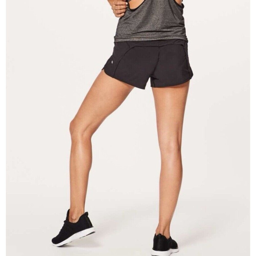 Lululemon Run Times Women’s Lightweight Stretch Running Shorts With Liner 4"